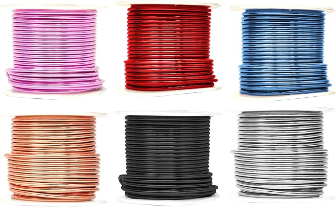 Mandala Crafts 12 Gauge Anodized Aluminum Craft Wire by MandalaCrafts