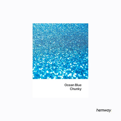 Hemway Polyurethane & Epoxy Resin Glitter 100g / 3.5oz Metallic Crystal Flake - Image 2