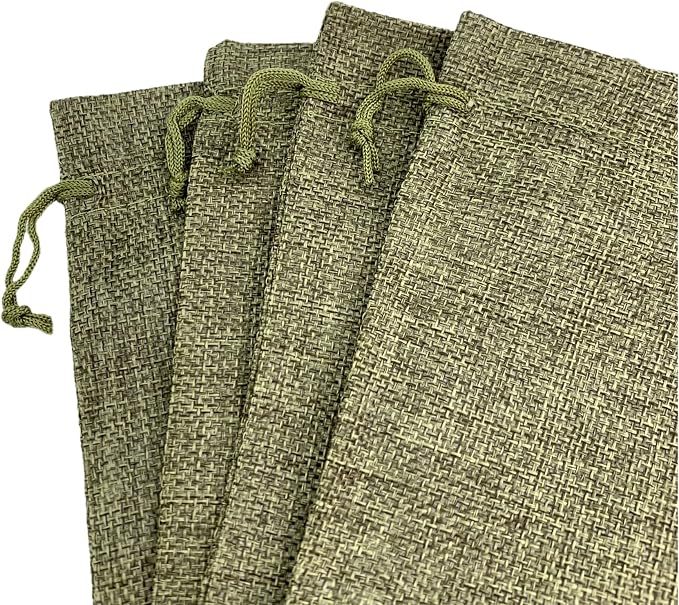 Palmhomee Pack of 25 Burlap Gift Bags - Image 4