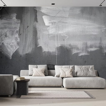 wall26 Grunge Concrete Wall Removable Wall Mural | Self-Adhesive Large Wallpaper by wall26