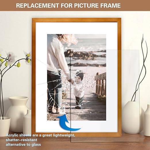 10 Pack 3.93x5.9 Clear Acrylic Sheet 2mm Thick, Plastic Plexiglass Board - Image 4