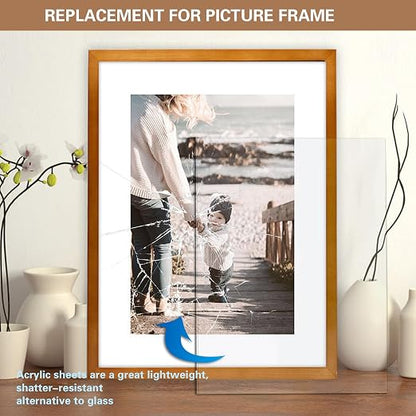 10 Pack 3.93x5.9 Clear Acrylic Sheet 2mm Thick, Plastic Plexiglass Board - Image 4