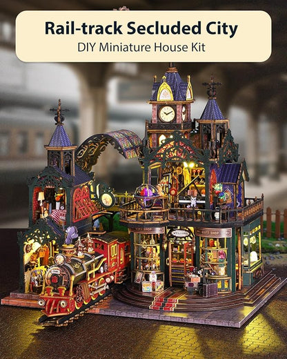 DIY Miniature House Kit, DIY Dollhouse Kit - Image 7