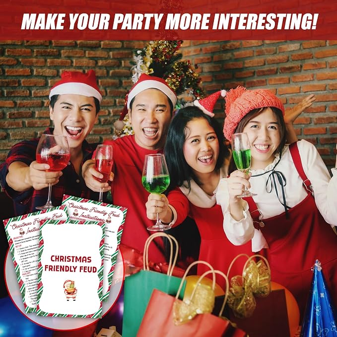 Christmas Friendly Feud Game, Funny Christmas Party Games, Friendly Feud Trivia - Image 5