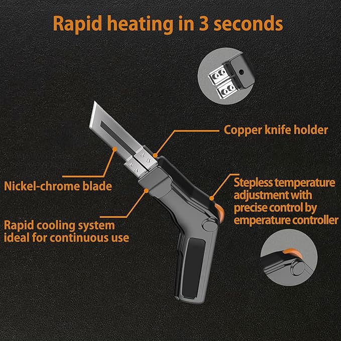 Foam Cutter Electric Hot Knife, Foam Cutting Tool Kit, 300W Styrofoam Cutting - Image 5