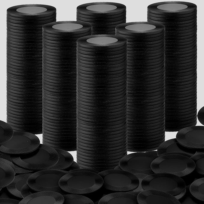 Coopay 1000 Pieces Plastic Poker Chips, Bingo Chips Bulk Learning Counters by Coopay