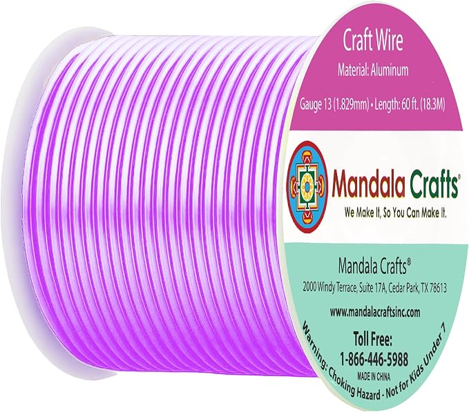 Mandala Crafts 13 Gauge Anodized Aluminum Craft Wire - Image 2