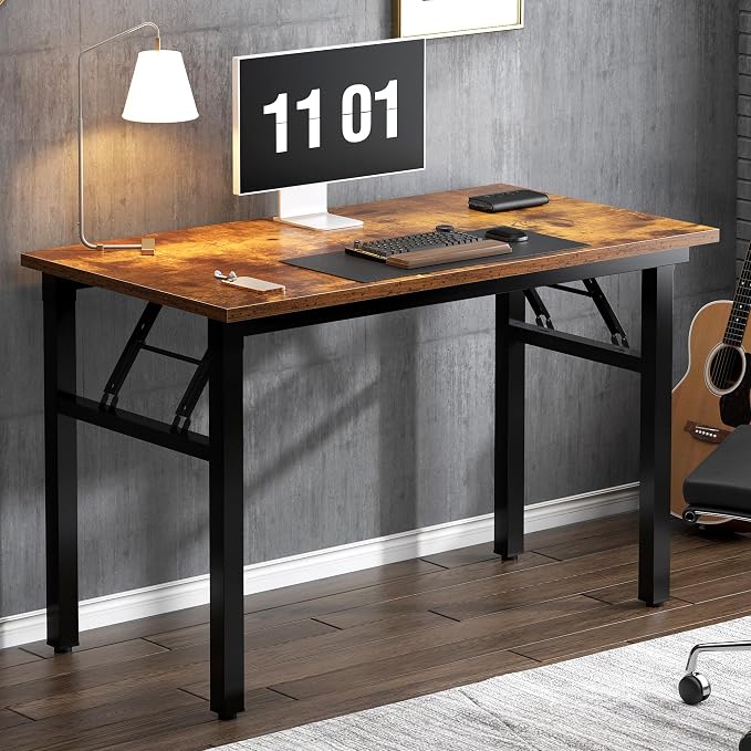 Need 39.4 inches Computer Desk for Small Space Small Folding Table Small - Image 7