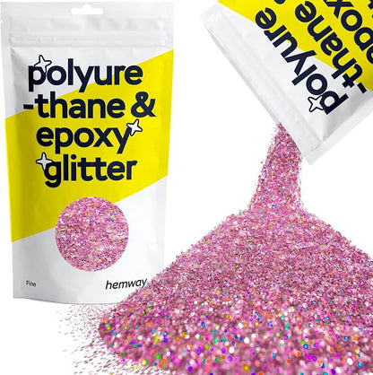 Hemway Polyurethane & Epoxy Resin Glitter 100g / 3.5oz Metallic Crystal Flake by Hemway