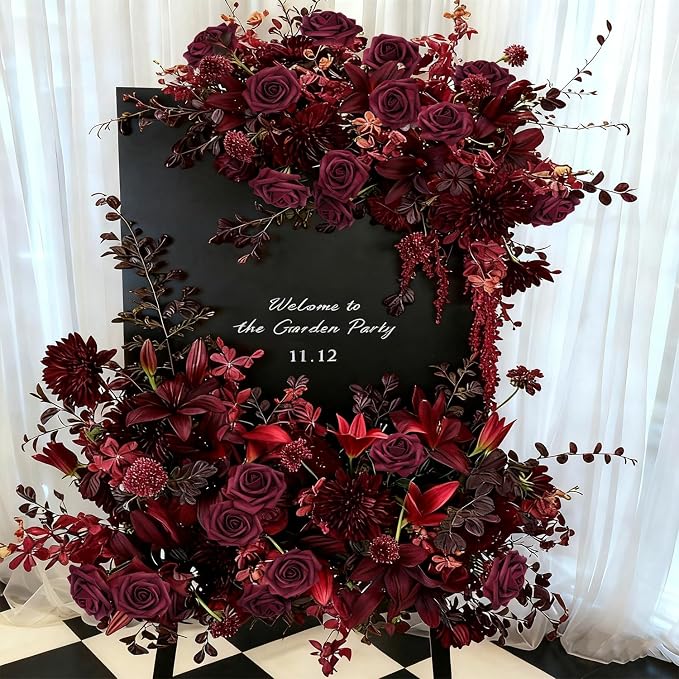 Artificial Flowers Foam Fake Roses 25pcs Dark Red Roses - Image 7