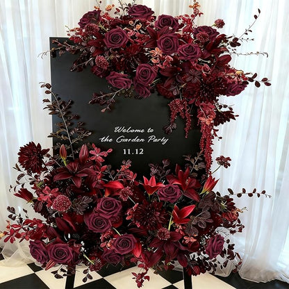 Artificial Flowers Foam Fake Roses 25pcs Dark Red Roses - Image 7