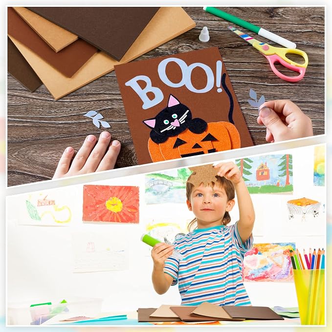 Sinmoe 100 Sheets 5 Shades Cardstock Paper 8.5 x 11 Inches 180gsm Solid Core - Image 7