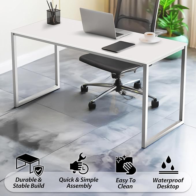 SHW Mission 32-Inch Home Office Computer Desk - Image 4
