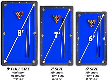 GoSports 6, or 8 ft Billiards Tables - Image 6