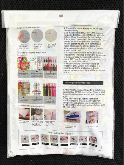 Xinpinzhou Seaside Landscape 11ct Cross Stitch Kits, 11 CT Funny Pre Printed - Image 9