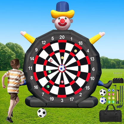 14ft Giant Inflatable Soccer Dart Board by Hepigo