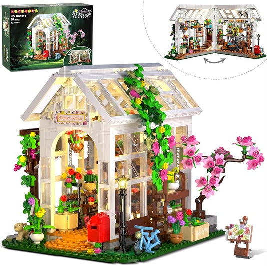 HOGOKIDS Flower House Building Set by HOGOKIDSTOYS