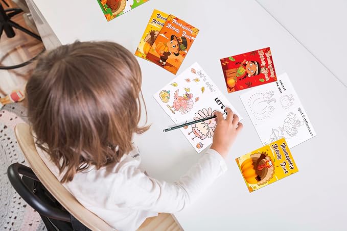 60PCS Thanksgiving Activity Books Party Favors - Image 6
