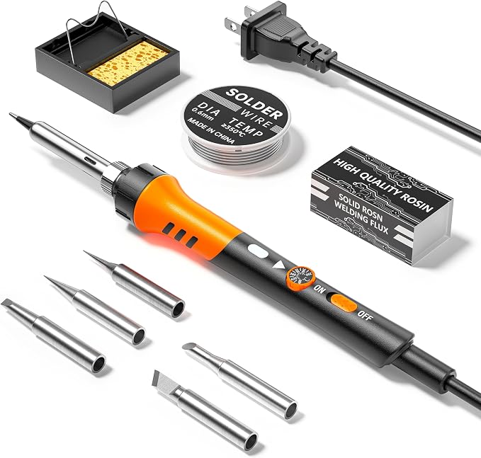 60W Adjustable Temperature Soldering Iron Kit by Weldingthefuture