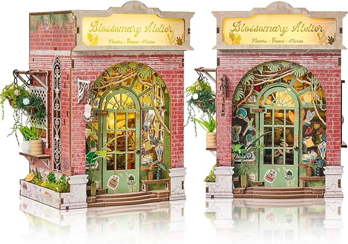 DIY Book Nook Kit, Miniature Dollhouse Bookshelf Insert by MakingLifeFunforCool