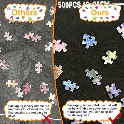 Napzy Puzzle Mat, Jigsaw Matt Rollup 8PCS Sorting Trays Up to 1500pcs Puzzles - Image 6