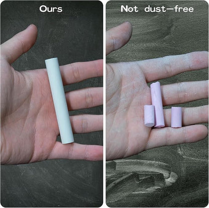 Red Chalk 100PCS, Low Dust Chalks Stick Bulk - Image 4