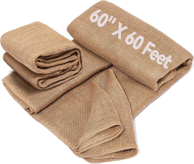 60" x60 Feet Premium Natural Burlap Fabric Roll – Multipurpose by Unknown