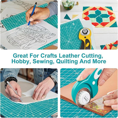 Headley Tools 12"x12" Rotating Cutting Mat, Self Healing Mat - Image 8