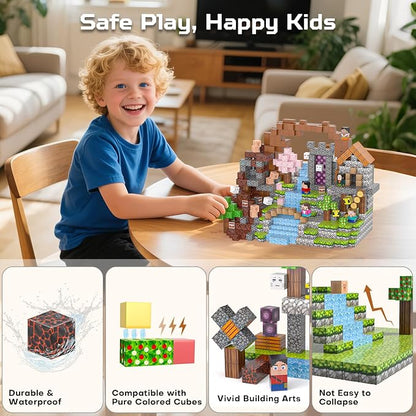 100PCS Magnetic Blocks, Magnet Tiles Toys - Image 4