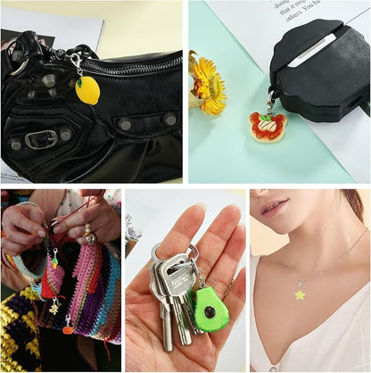 BEEFLYING 11Pcs Fruit Stitch Marker Charms - Image 7