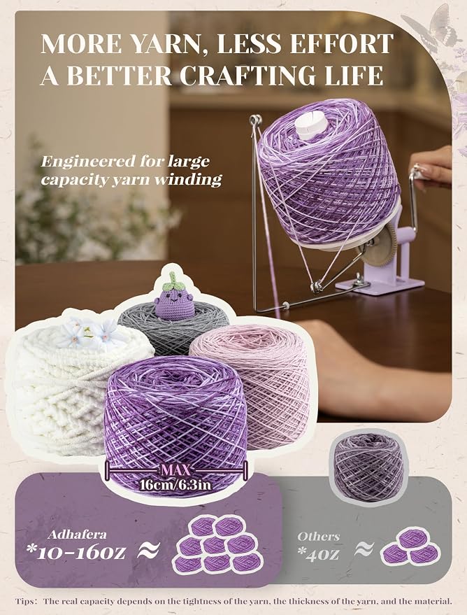 Adhafera Yarn Winder, Ball Winder - Image 2