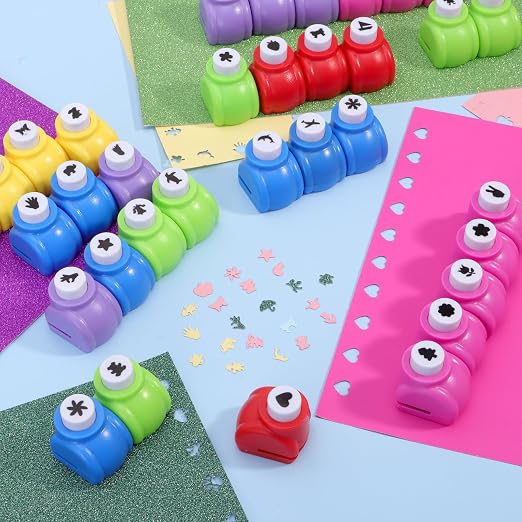 Craft Punches 36 Pack, Hole Punch Shapes 36 Patterns, Craft Hole Punch Shapes - Image 4