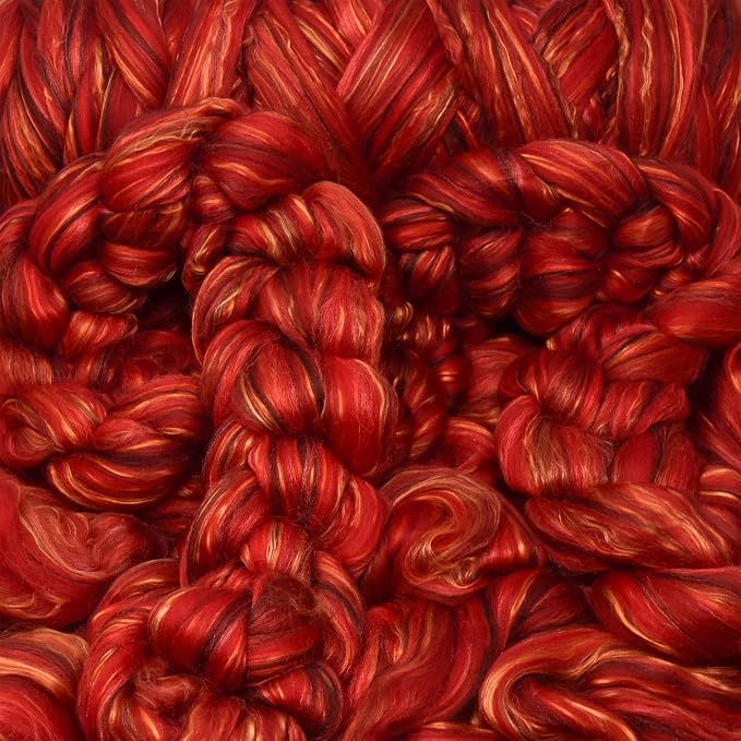 Merino Silk Luxe Tonal Designer Blend. Superfine Merino, Mulberry Silk - Image 3