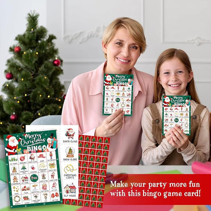 Christmas Bingo Game Cards, 24 Players Christmas Bingo Game - Image 6