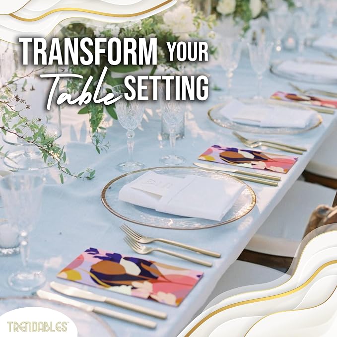Trendables Floral Napkins for decoupage 200 Pcs 3 Ply floral paper napkins - Image 5