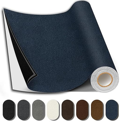 Suede Repair Patch, 17X158 Inch Fabric Large Repair Tape, Self-Adhesive Patches by SHAGOOM