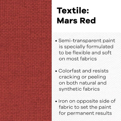Textile Color Paint Mars RED - Image 2