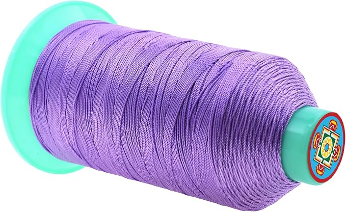 Mandala Crafts Bonded Nylon Thread Lilac Heavy Duty Sewing Threads - Image 2