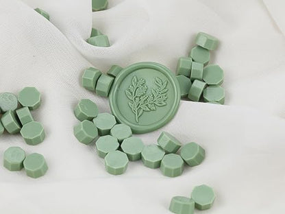 Yoption 360Pcs Sage Green Sealing Wax Beads, Sealing Wax Kit - Image 3