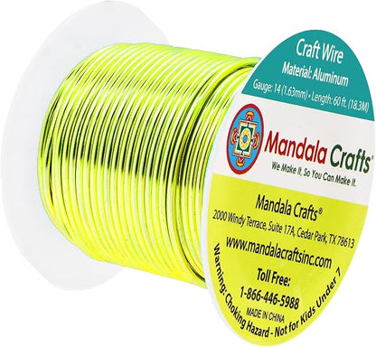Mandala Crafts 14 Gauge Anodized Aluminum Craft Wire - Image 2