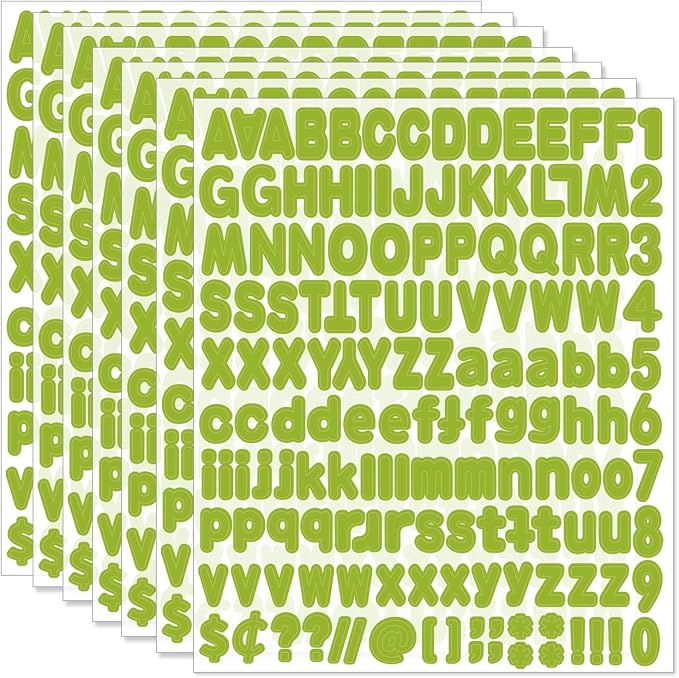 Alphabet Stickers, Bulletin Boards, Classroom & Home Decor by Starboling