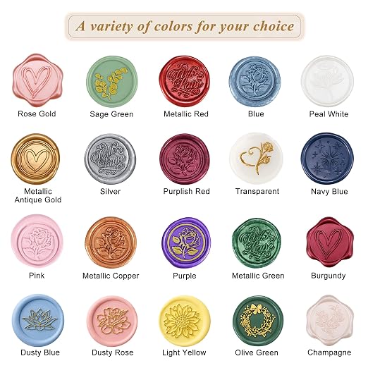 Yoption 360Pcs Peal White Sealing Wax Beads - Image 6