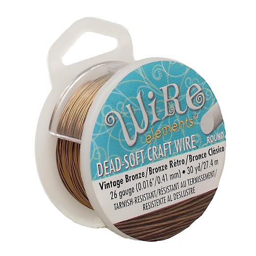 The Beadsmith Wire Elements Craft Wire – Tarnish Resistant, Soft Temper by TheBeadsmith