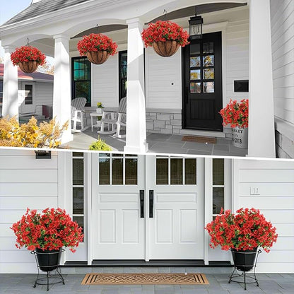 Hananona 24 Pcs Artficial Outdoor Flowers - Image 7