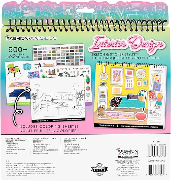 Fashion Angels Interior Design Sticker Stylist - Image 7