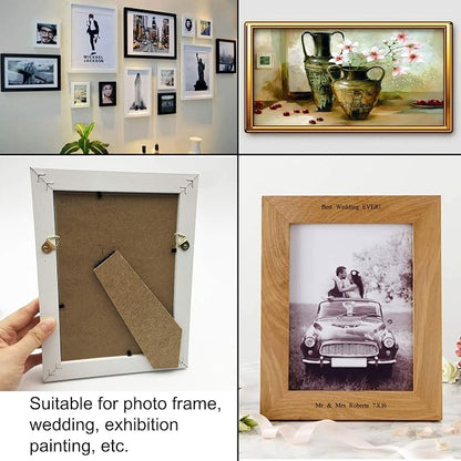 100 Pack Small Triangle Ring Steel Picture Hangers - Image 5