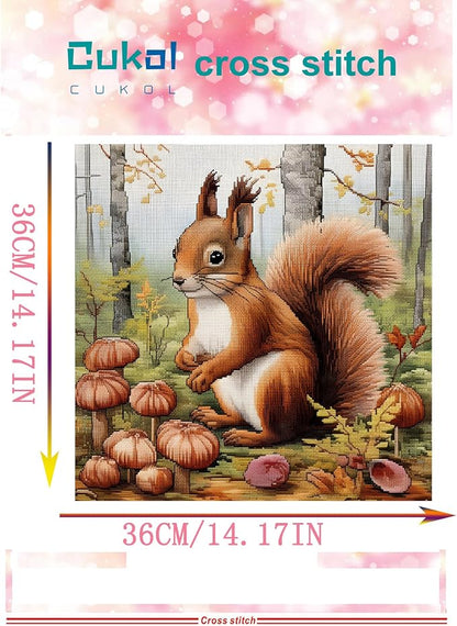 51buyoutgo 11CT Stamped Cross Stitch Kits - Image 2