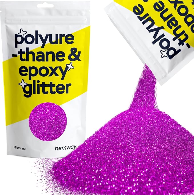 Hemway Polyurethane & Epoxy Resin Glitter 100g / 3.5oz Metallic Crystal Flake by Hemway