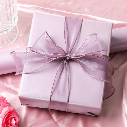 NESCCI Lavender Color Matte Wrapping Paper, Solid Color Pearly-Lustre Paper - Image 4