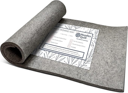 36" x 18" Wool Pressing Mat for Quilting | 100% Natural New Zealand Wool by NeedlesQuiltStudio